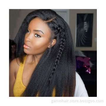 Cheap Kinky Straight Indian Human Baby Hair Hd Full Lace Frontal Wig Vendor Natural Human Hair Lace Front Wig For Black Women